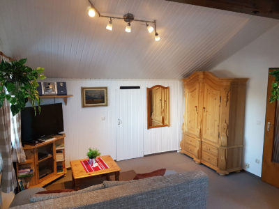 Ferienwohnung Mittenwald Karwendelherzen Wohnraum